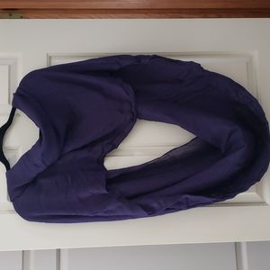 Charlotte Russe navy blue infinity scarf